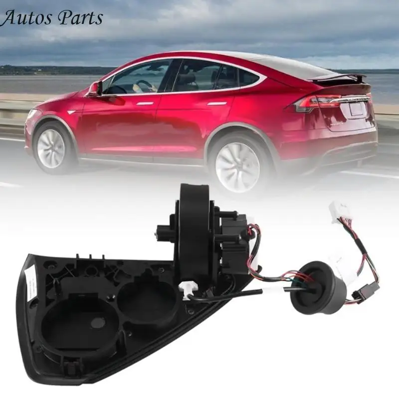 

57BA For Car 3/Y 1448200-00-B European Version Electric Vehicle Charging Port Cover Plate Base Assembly with Motor Bracket