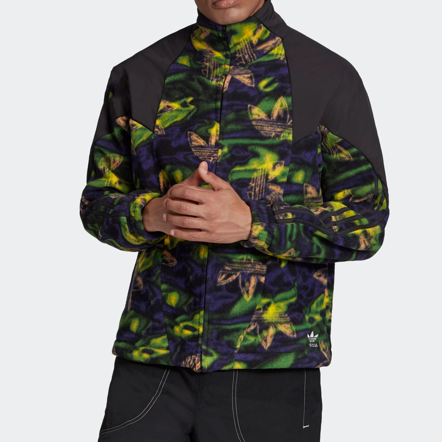 

Мужская теплая флисовая спортивная куртка Adidas Genuine Originals GE0799