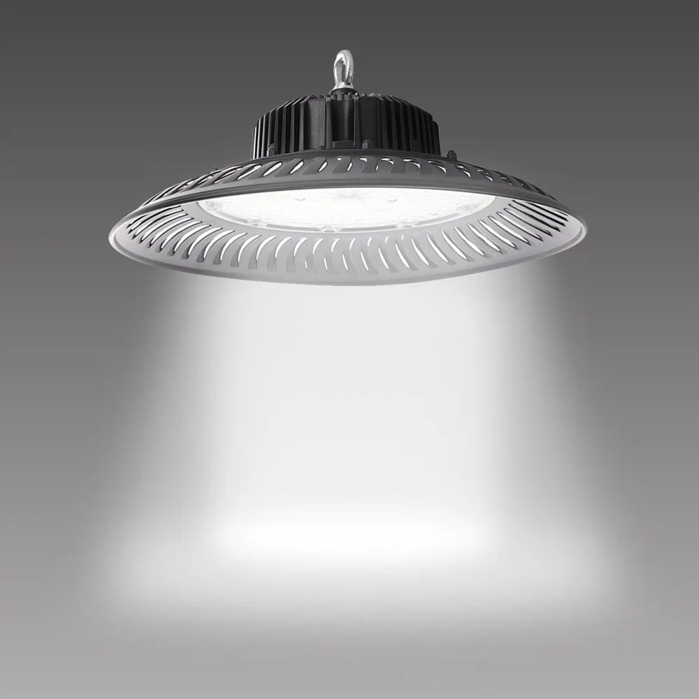 

50W-200W UFO LED High Bay Light Fixture 14000lm 6500K Daylight Industrial Commercial Bay Lighting for Warehouse Workshop