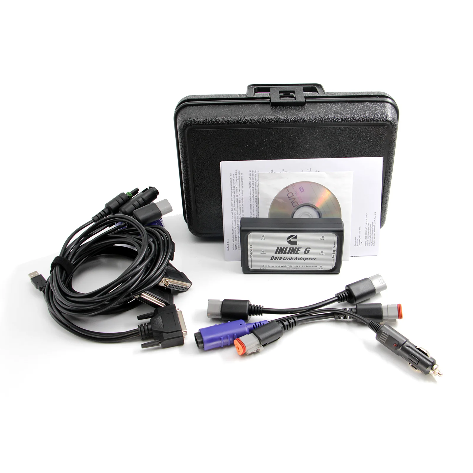 Hot selling Inline6 engine code reader obd2 diagnostic tool heavy duty truck scan tool for cum-mins inline6