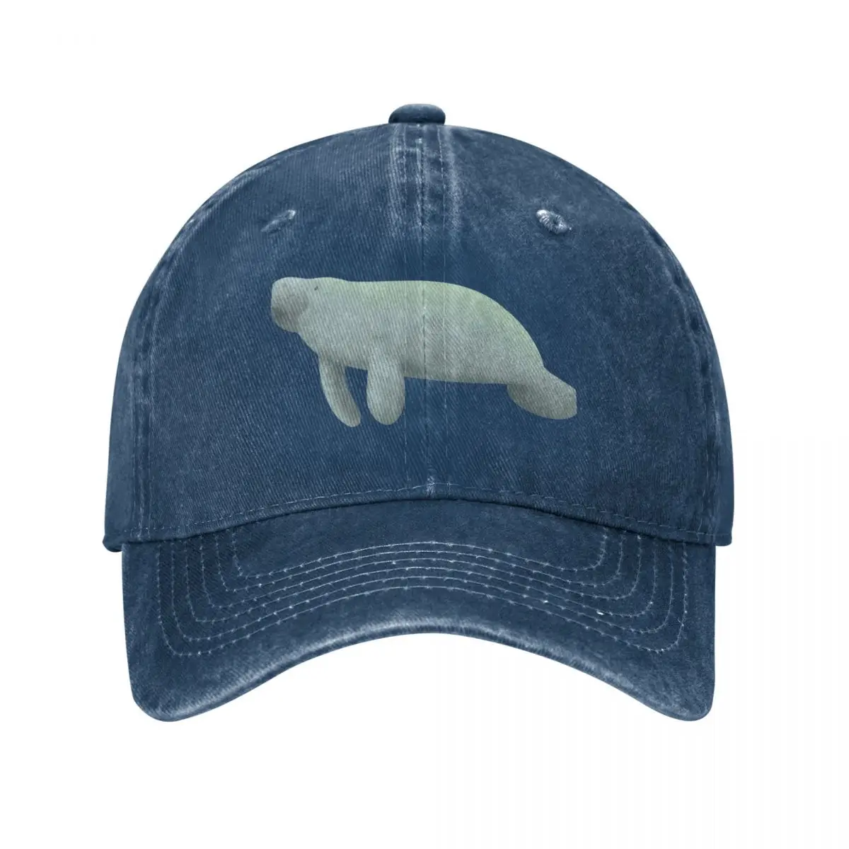 manatees (blue) Baseball Cap Icon cute Caps For Women Men's