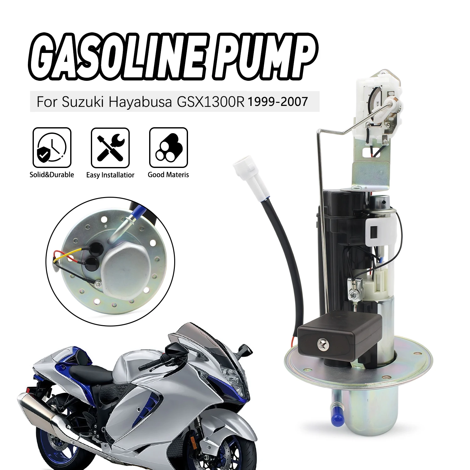 

Fuel Pump Module Assembly 15100-24FB0 15100-24FA0 For Suzuki Hayabusa GSX1300R GSX1300RZ 1999-2007