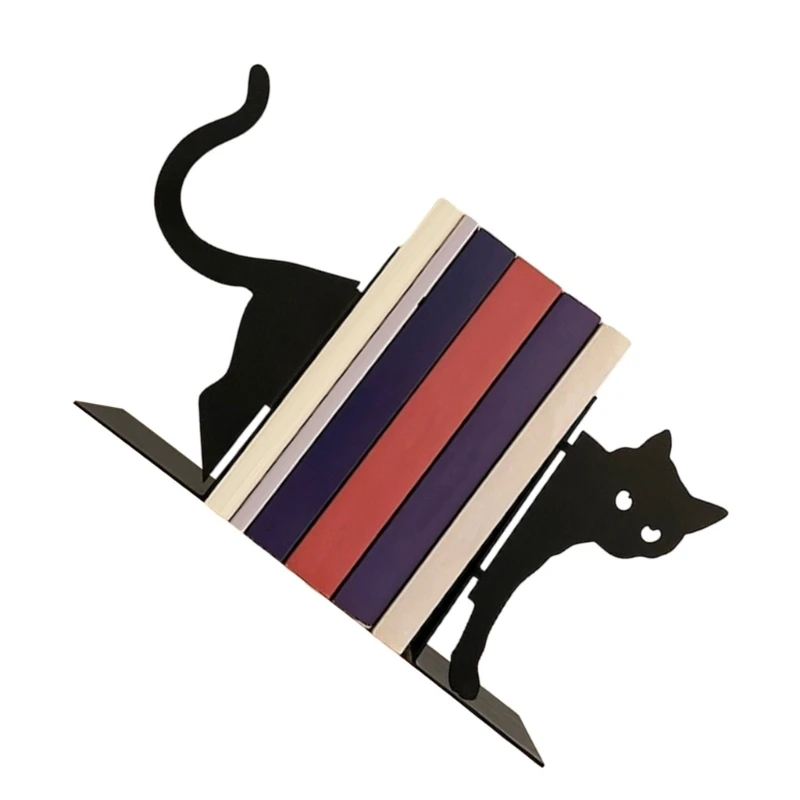 Portable Bookshelf Decor Muti-Functional Storage for Cat Lovers