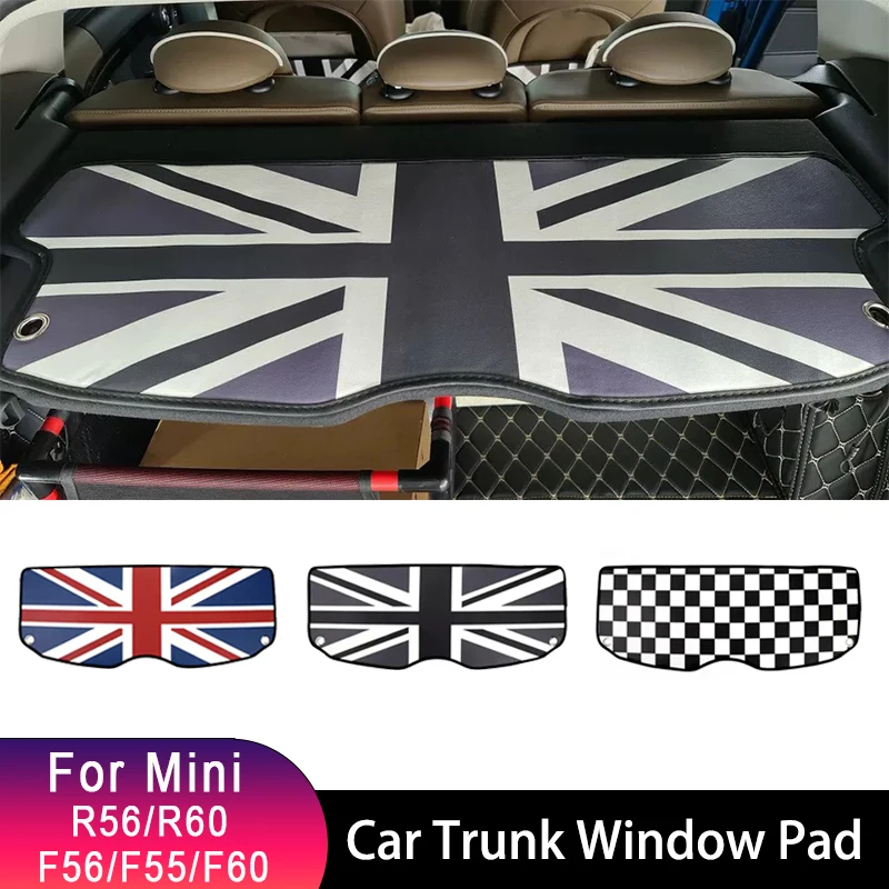 Car Trunk Window Pad For MINI Cooper One S JCW R56 F55 F56 F60 R60 Countryman Auto Styling Interior Decoration Accessories