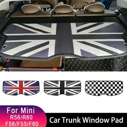 Car Trunk Window Pad For MINI Cooper One S JCW R56 F55 F56 F60 R60 Countryman Auto Styling Interior Decoration Accessories