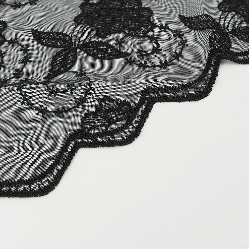 Korean Women's Triangle Wedding Veil, Black White Solid Scarf, Breathable Bridal Accessory SJJ021