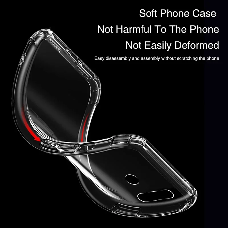 Luxury Funda Soft Silicone Phone Case for Huawei Nova4 Nova 4 4E Airbag Lens Protection Transparent Original Back Covers Housing