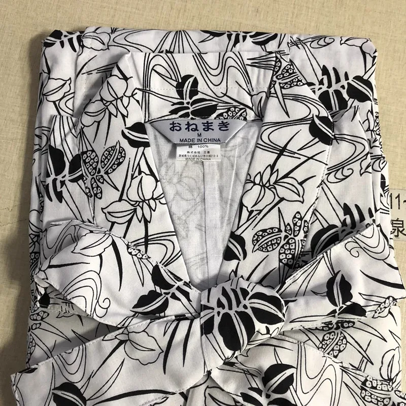 Ladies Kimonos Bathrobe Cotton Nightdress Women Sleep Robes