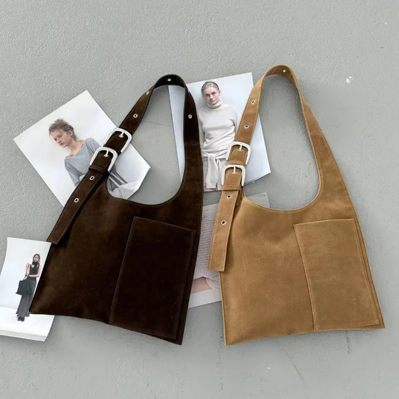 

Сумки через плечо для женщин Сумка на плечо Замшевая модная универсальная сумка в стиле ретро и сумки Классная сумка для девочек Дизайнерская сумка Сумка Sac