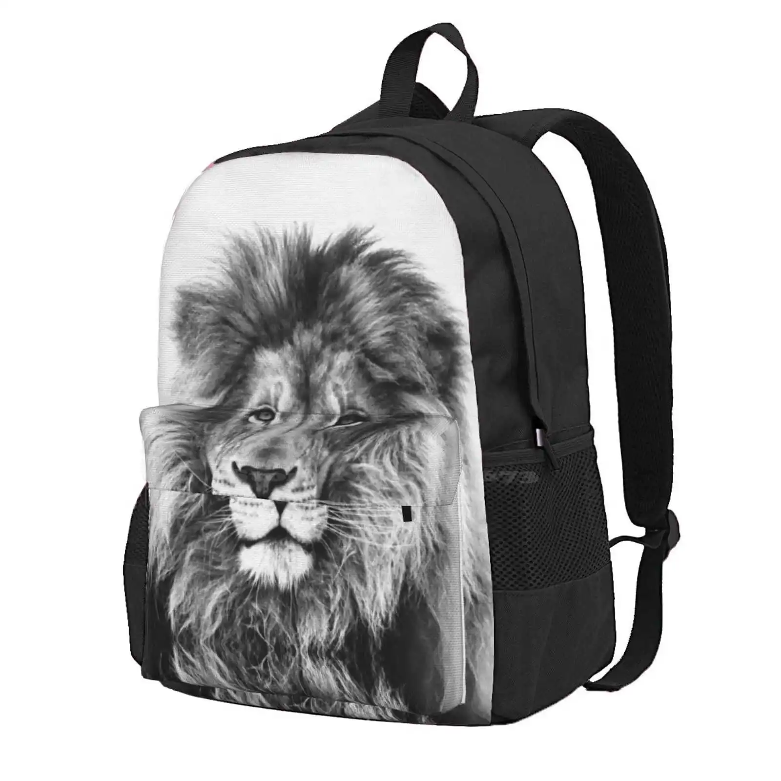 Lion Hot Sale Schoolbag Backpack Fashion Bags Lion Safari African Animal Nursery Kids Room Children Modern Minimal Interior