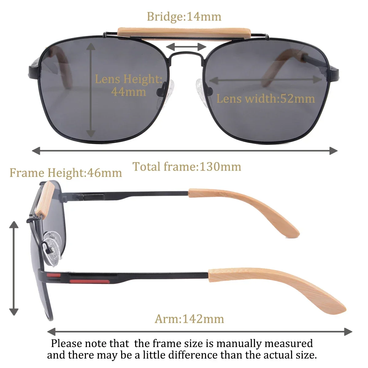 SHINU Brand Polarized Sunglasses men wooden glasses metal frame Luxruy Designer bamboo sunglasses for man small face size