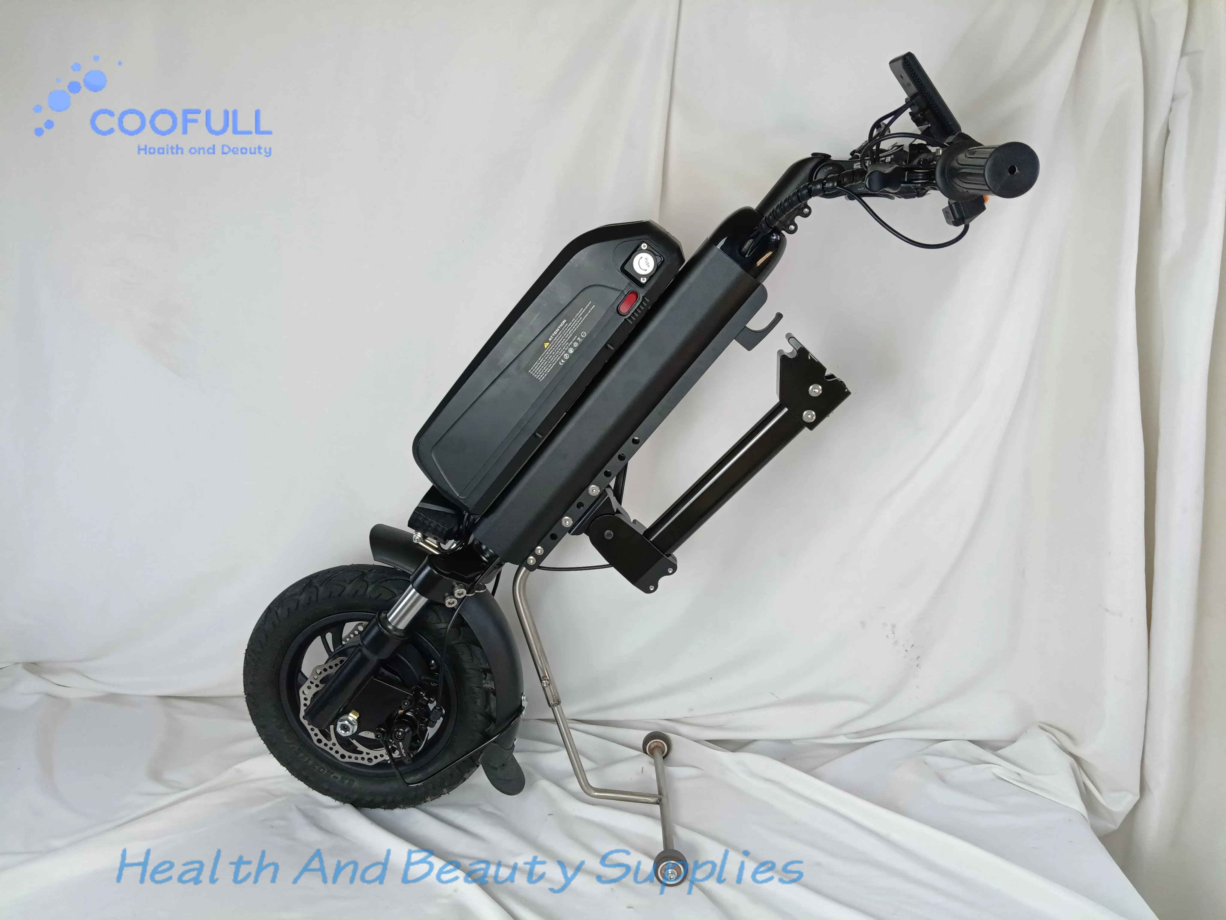 Coofull Factory Supply Lithium Battery Electric Wheelchair Attachment Front End Head with 500W 30KM