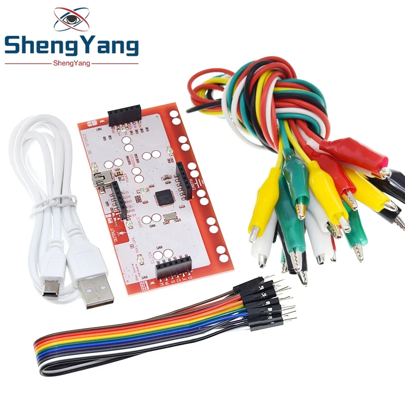 Alligator Clip Jumper Wire + Standard Controller Board DIY Kit + USB Cable For UNO R3, Mega 2650, Nano for Child's Gift