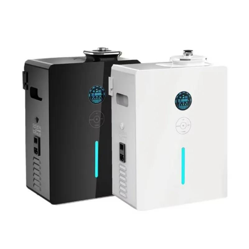 Große Fläche Elektrische Ganze Schwarz Ätherisches Öl Aroma Diffusor Maschine Hotel APP Steuerung HVAC Duft Diffusor