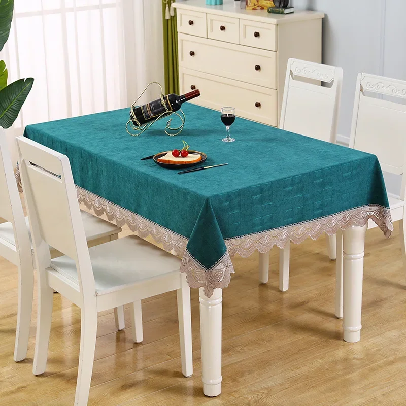 

Solid Color Pattern Linen Cotton Tablecloth Japanese Dinner Rectangular Table Cloth Home Kitchen Dining Room Tabletop Decoration