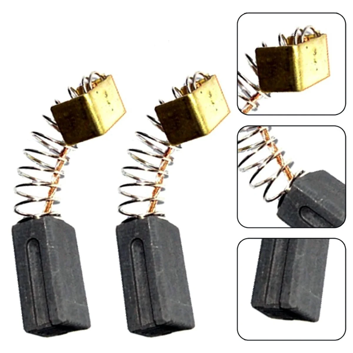 

ABNJ 6Pcs Carbon Brushes 6 X 10 X 14mm Motor Carbon Brushes for PBH 1500 A1 Power Tools Accessories Replacement