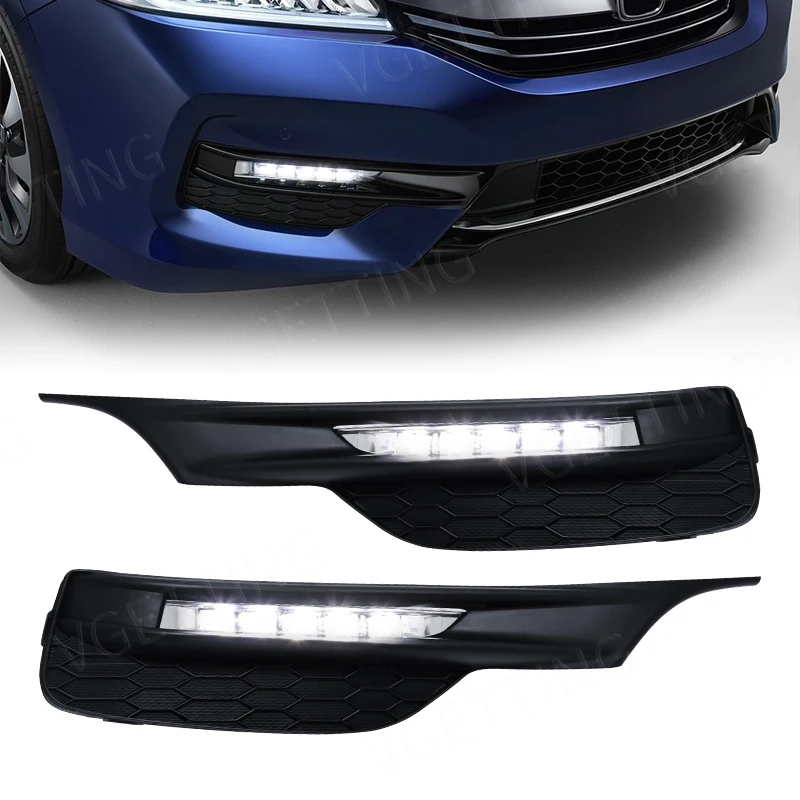 

Led Daytime Running Lights For Honda Accord U.S./Middle East Type 2016-2020 Front Bumper Car Auto Driving Daylight Accessories