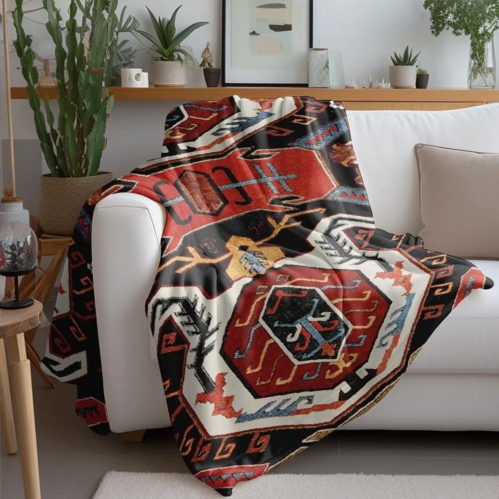 Afghan Kilim Rug Vintage Ethnic Traditional Floor Carpet Home Decor Cushion Cover Wall Hanging Decorative