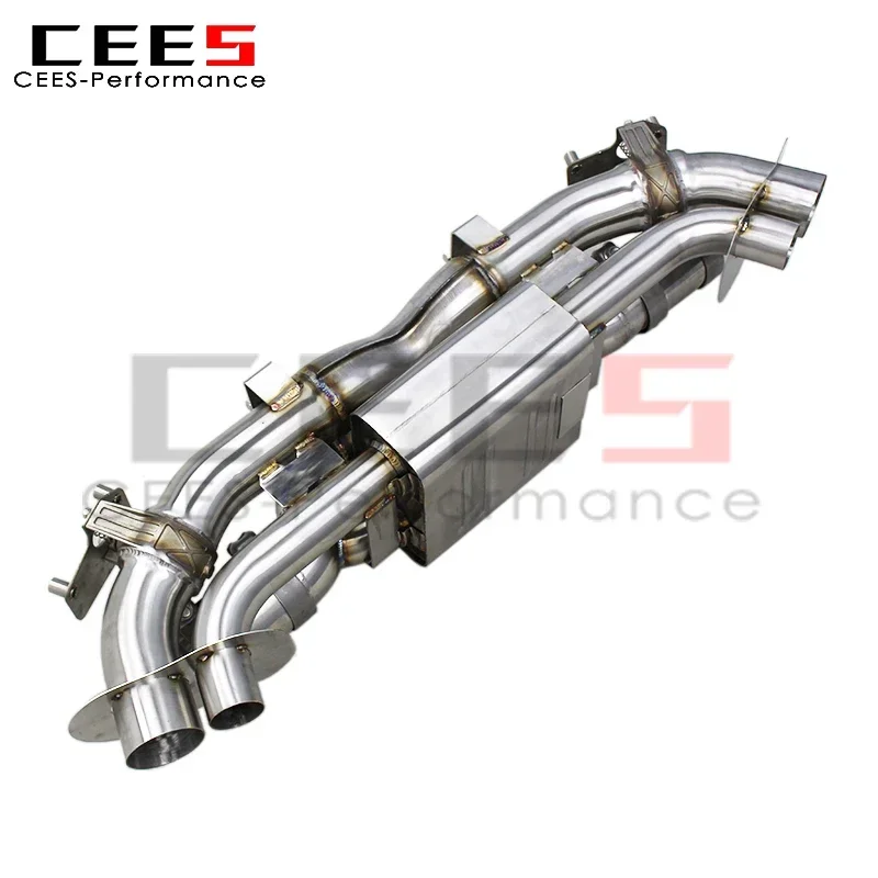 CEES Catback Exhaust System Muffler for Porsche 911 992 3.0T 2019-2024 Racing Sport Car Stainless Steel 304 Exhaust Pipe Escape