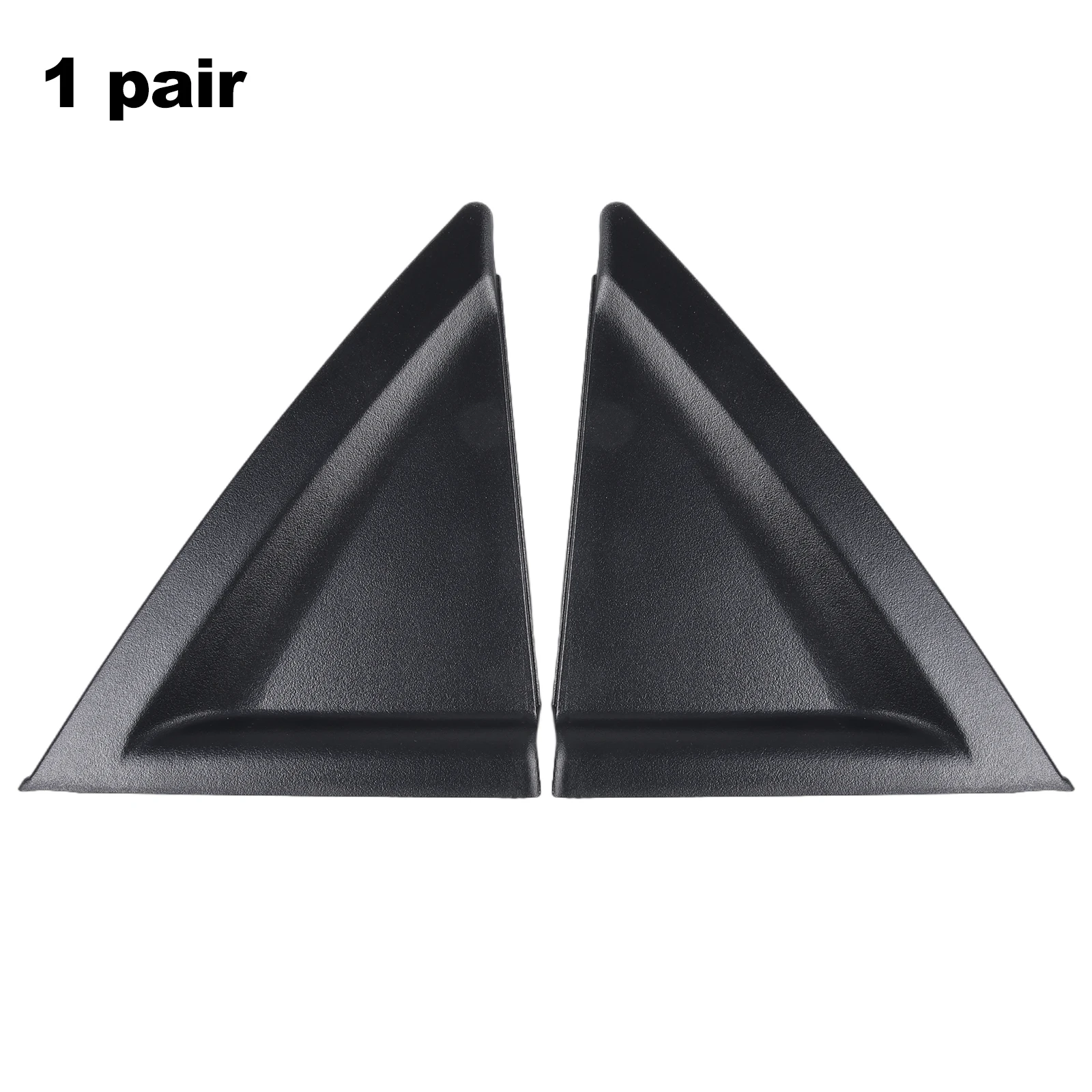 Direct Installation Rear Door Triangular Panels High Quality Package Content Rear Door Triangular Panels F F ABS Black