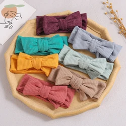 Baby Headbands for Girls Cute Knitted Bow Elastic Baby Hair Bands Children Turban Hair Accessories for Newborn Infant Kids