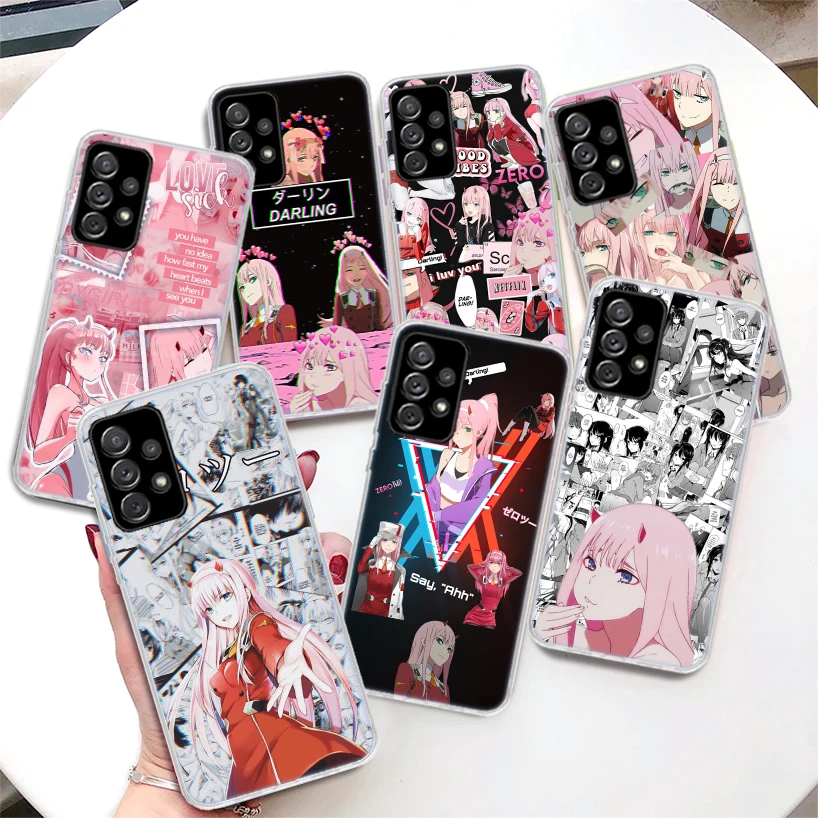 Zero Two Darling In The FranXX Phone Case For Samsung Galaxy A52 A53 A54 A55 A12 A13 A14 A15 A22 A23 A24 A25 A32 A33 A34 A35 A03