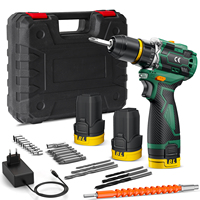 55N.M Torque 10MM 23 + 1 Brushless Electric Impact Drill Battery Screwdriver Cordless Multifunctional Electric Drill Power Tool