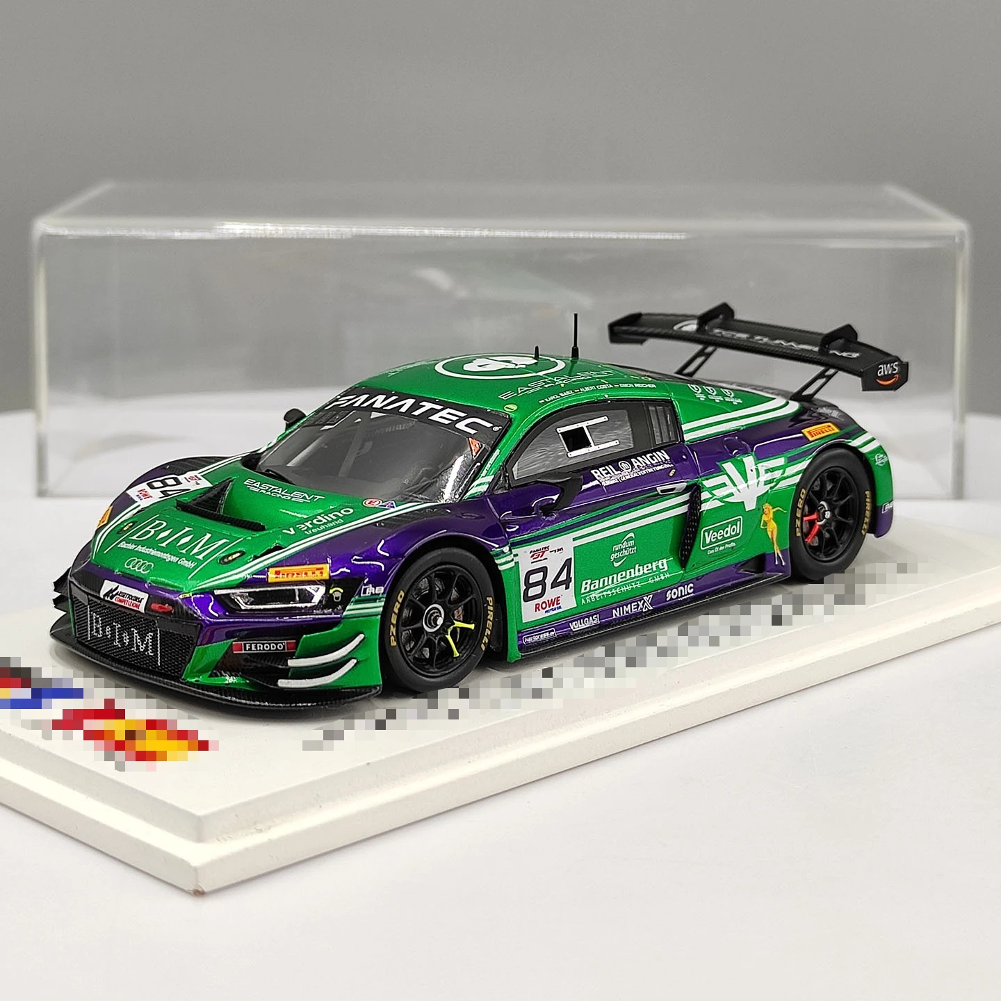 1:43 Scale Audi R8 LMS GT3 evo I GT World Challenge 2024 Resin Car Model