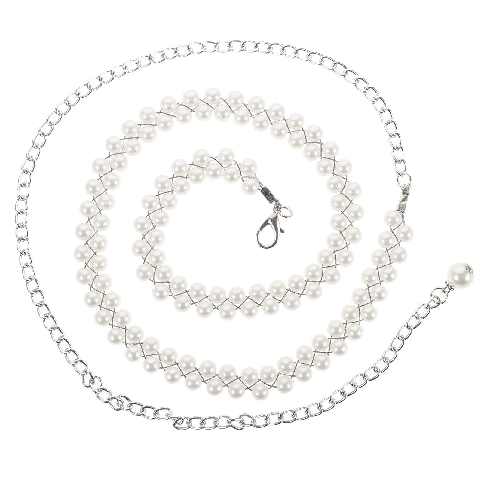 

Waist Chain Jewelry for Women Imitation Pearl Design Elegant Body Chain for Dresses Festival Wedding Anniversary Travel