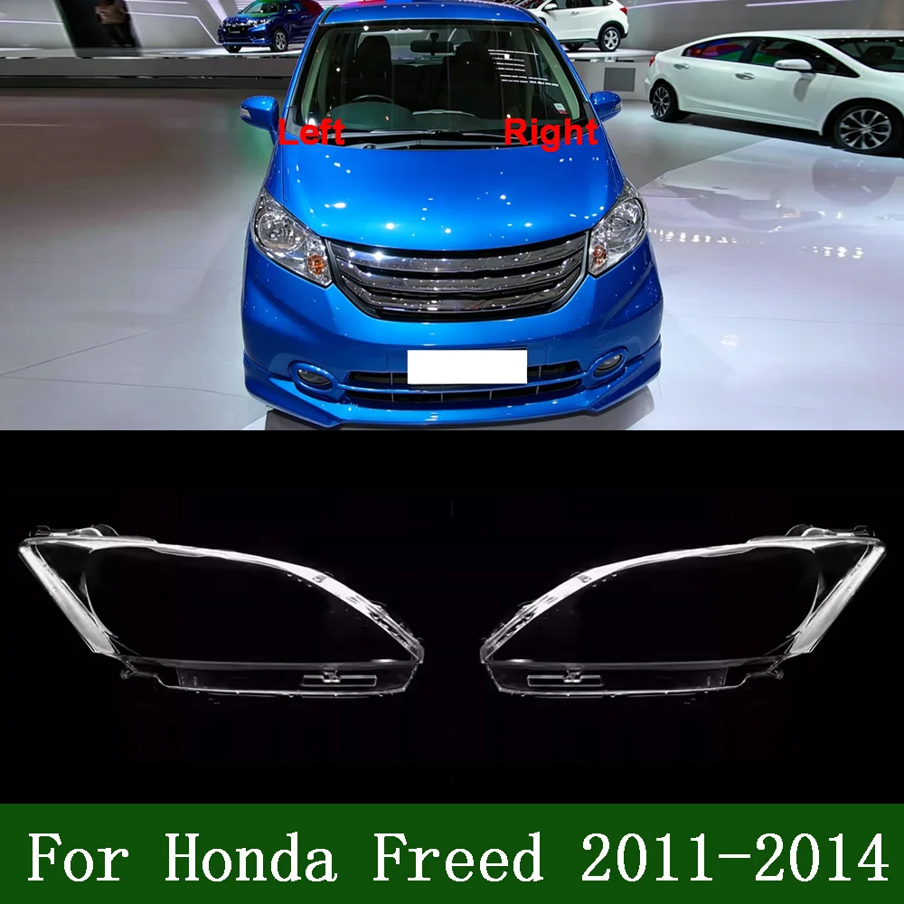 

Front Headlight Cover Transparent Lamp Shade Headlamp Lamp Shell Replace Original Lampshade Plexiglass For Honda 2011-2014 Freed