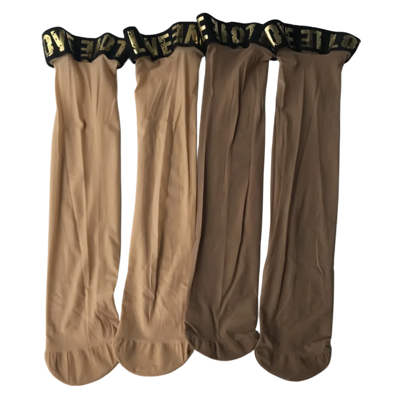 Kaus kaki tipis berbaju pria musim panas kaus kaki sebetis berkilau minyak kaus kaki bisnis tipis tipis pakaian kaus kaki hitam biru biru Solid kaus kaki kasual