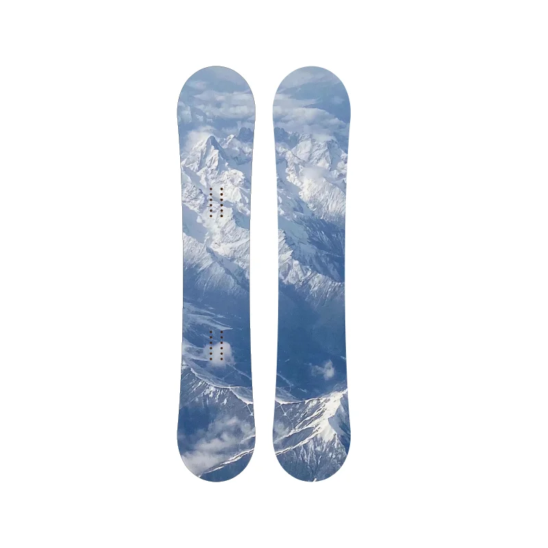 

Wholesale Freestyle All-Mountain Sports Snowboard Set for Plain White Wooden Board Sintered Extruded Base Binding Winter
