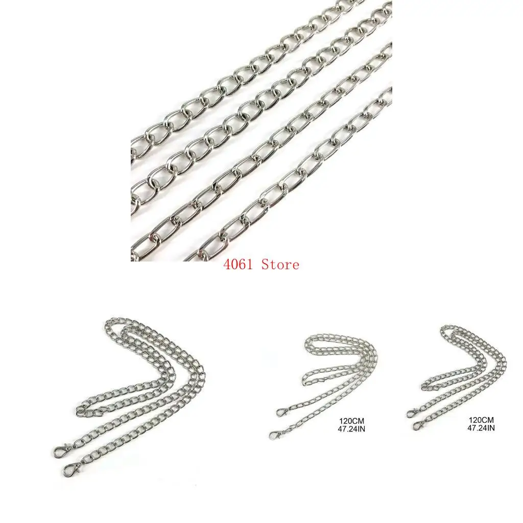 

Metal Chain Strap DIY Handbag Chains Replacement Purse Straps Shoulder Crossbody
