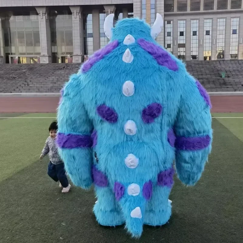 Cosplay Monster University Long haired pinein Mascot Advertising Costume Fancy Dress Party Anime stage show puntelli a sorpresa