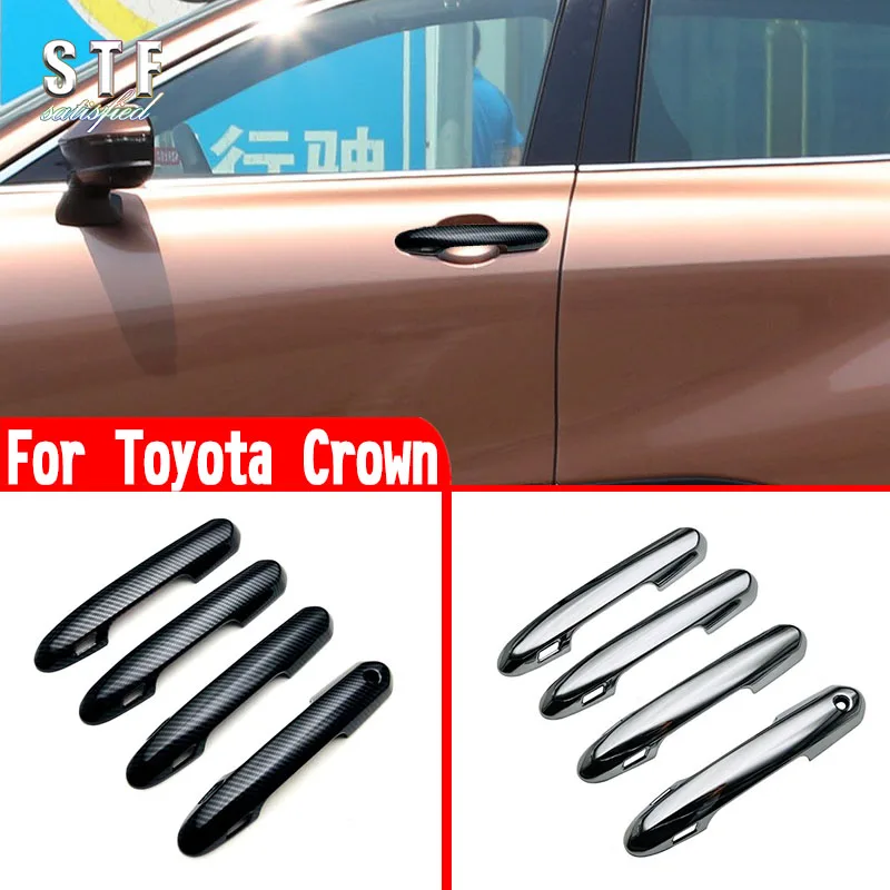 

For Toyota Crown 2023 2024 Car Accessories Door Handle Cover Trim Molding Decoration Stickers W4