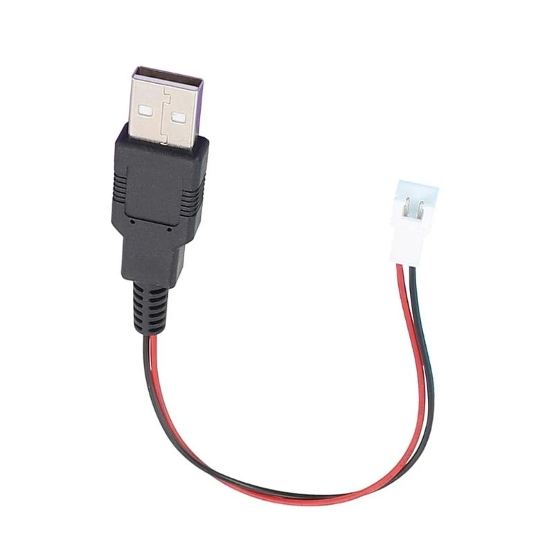 83CE USB Pria ke XH2.54 2P Terminal Cable 2core Power Supply Cable for Power dan Sinyal Transmission Dalam proyek DIY