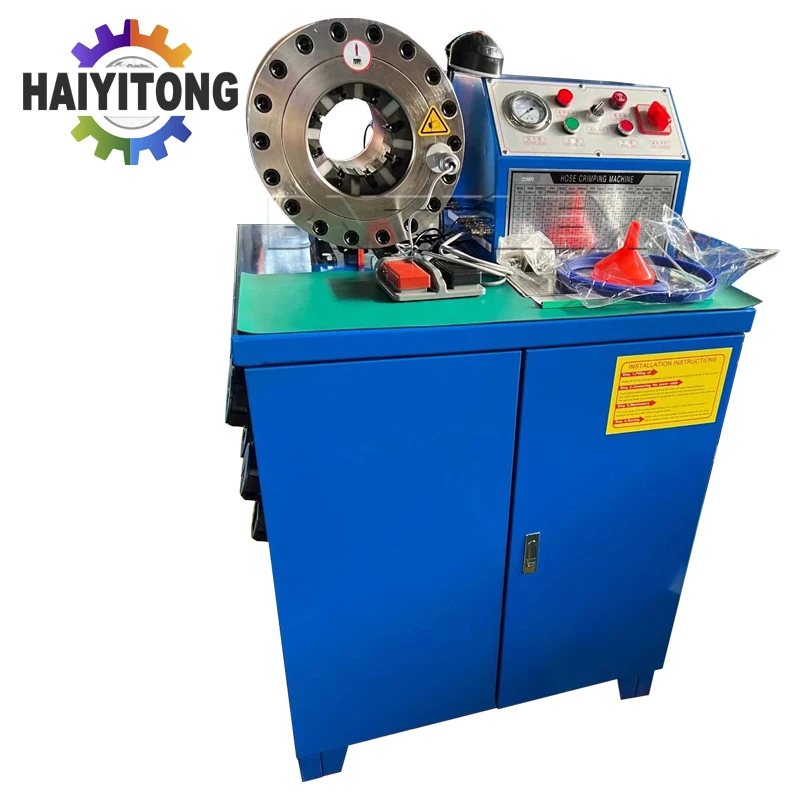 

Automatic 2'' 4sh rubber pipe crimper P32 high pressure hydraulic hose crimping pressing machine price