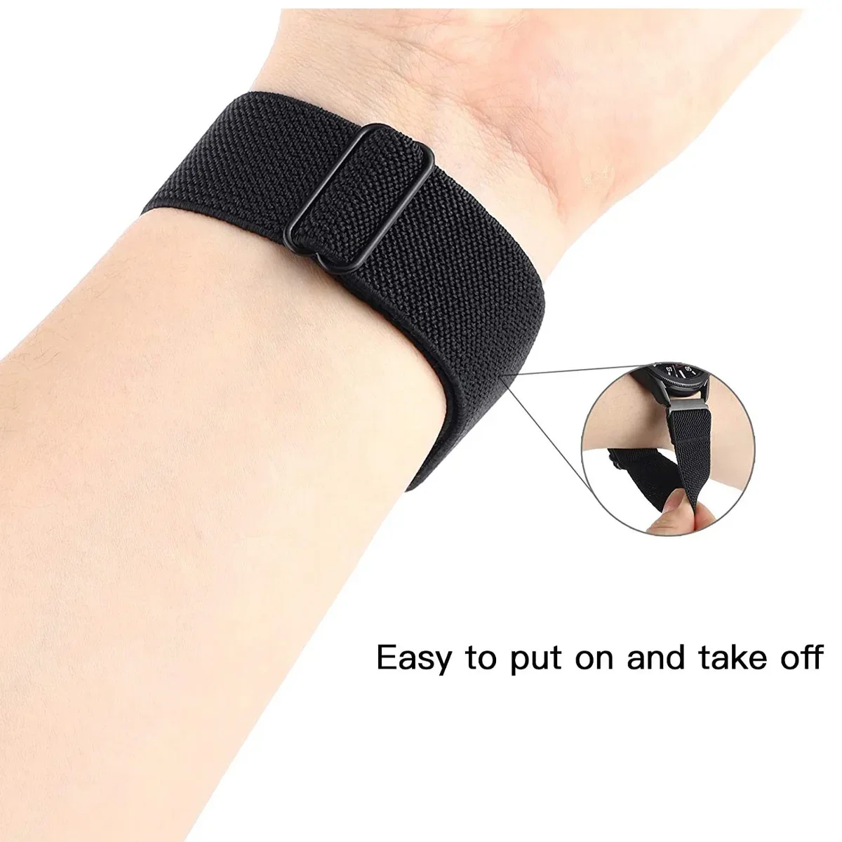 26mm 22mm Nylon Strap For Garmin fenix 5 Plus 6X 7x Pro Band Watch Elastic Wristband Bracelet Fenix 6 5 Pro Venu2 Forerunner 945