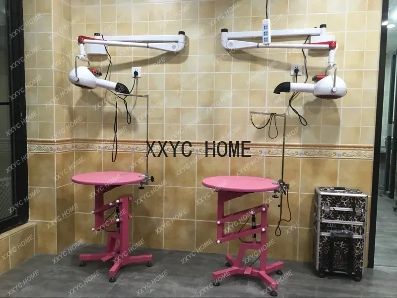 Pet Teddy than Panda Dog Beauty Modeling Pneumatic Lifting Rotating Shearing Beauty Table Cosmetic Table