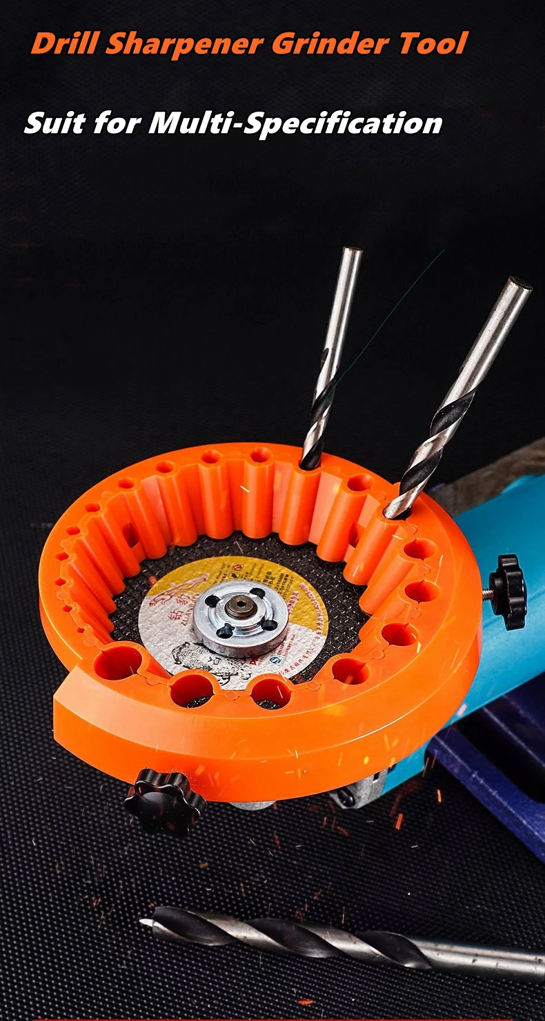 

24 holes 2-13mm Drill Bit Sharpener Grinder Multi-specification Power Grinding Portable Drill Abrasive Tools for Grinding