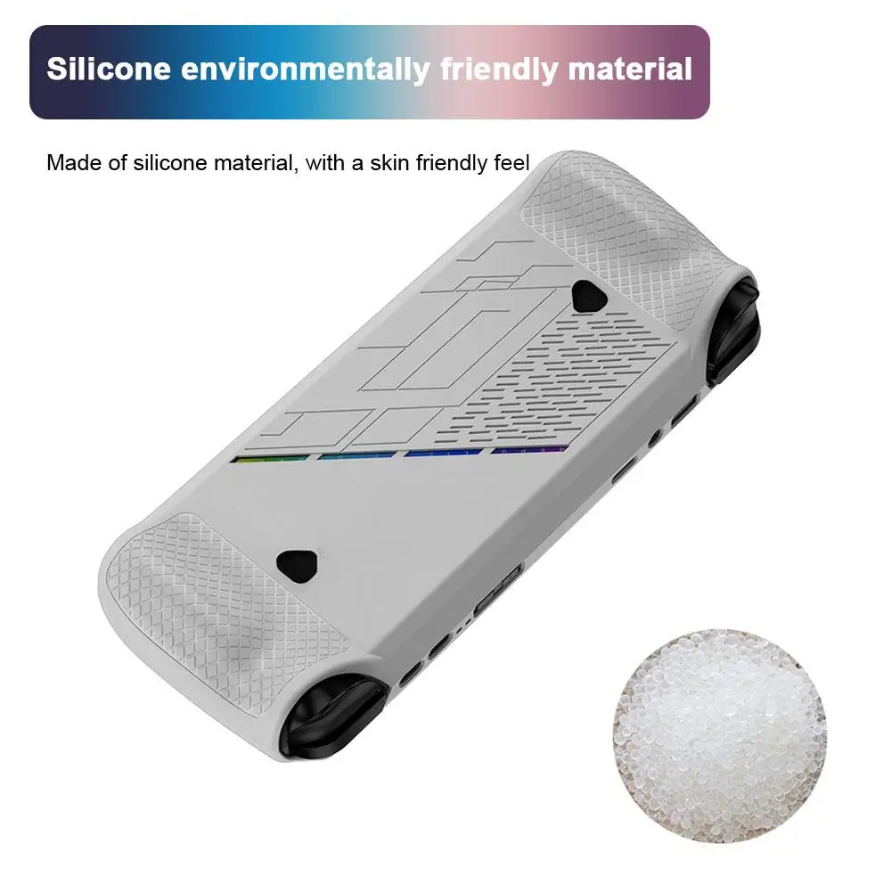 Silicone Protective Cover for ASUS ROG Ally X Handheld Game Console Non-slip Shockproof Protector Skin Sleeve Game Accessories ﻿ image 6