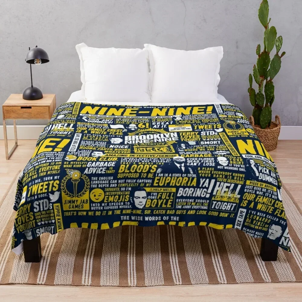 

Wise Words of the Nine-Nine Throw Blanket blankets and throws Luxury Designer Tourist Winter beds Blankets