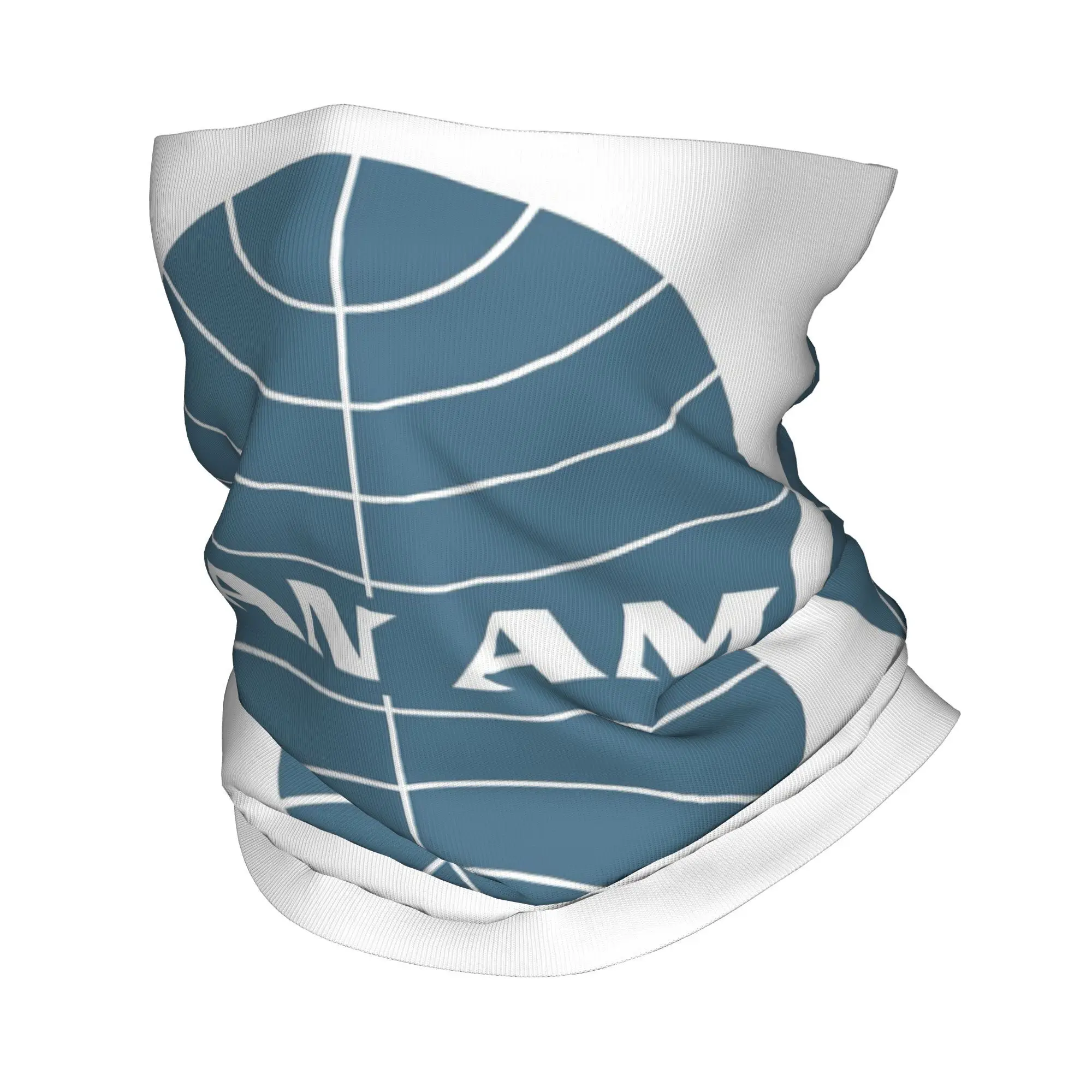 Глобус Pan Am раннего 1950-х годов, тонкая рамка, перевернутая бандана, чехол на шею, маска с принтом, шарф, многофункциональный велосипедный шарф, велосипедный шарф