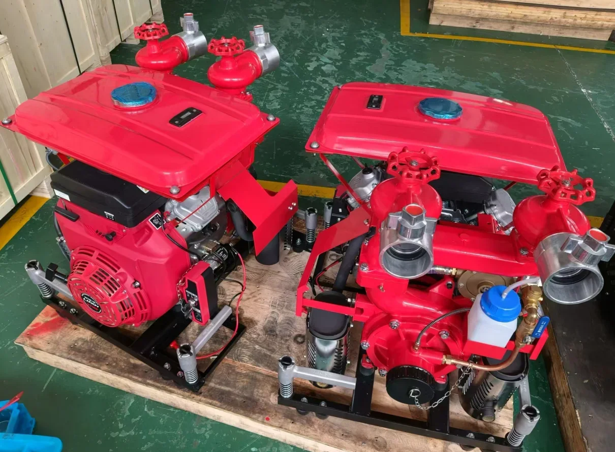 Quality LIFAN petrol engine 27HP portable firefighting water pump