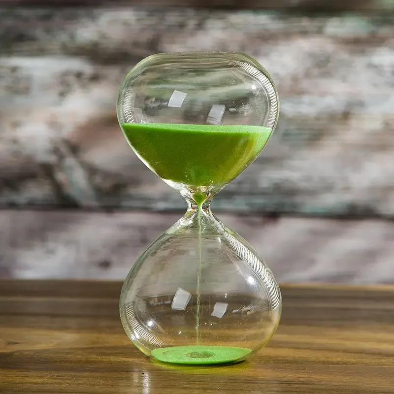 5/10/15/30/60 Minutes Hourglass Sand Timer Time Management Tool Creative Glass Hourglass Ornaments Desk Home Decorative Toys