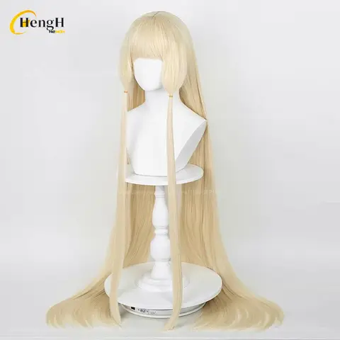 स्टॉक में एनीमे ची सिंथेटिक बाल लंबे 120 सेमी हल्के सुनहरे सीधे बाल ची गर्मी प्रतिरोधी बाल हैलोवीन पार्टी कॉस्प्ले विग 10 best sales ची कॉस्प्ले - №1
