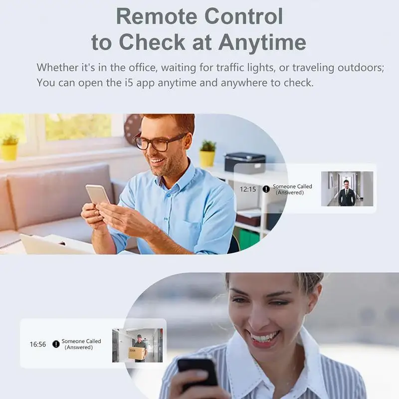 Wireless Video Doorbell Visual Doorbells Smart Doorbell Camera Simple And High Definition Smart Doorbell Camera For Indoor And