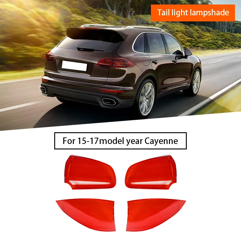 

For Porsche Cayenne 958.2 2015-2017 Car Rear Taillight Shell Brake Lights Shell Replace Auto Rear Lamp Shell