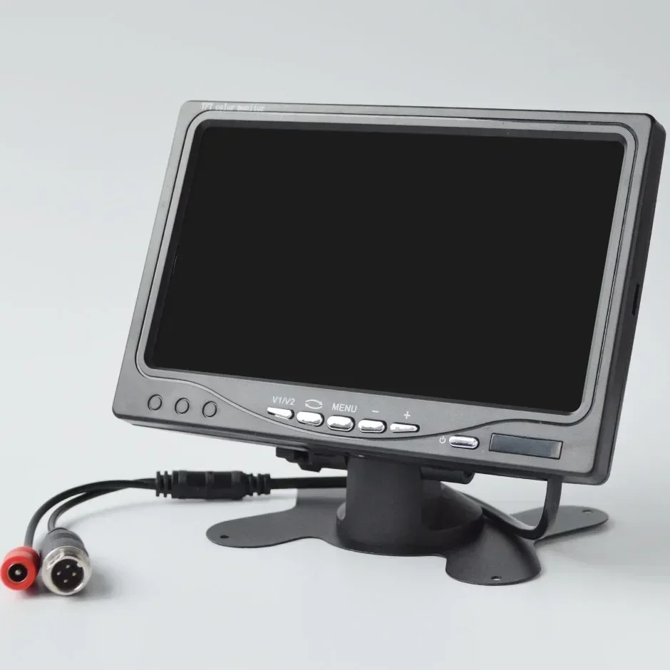 

HD 7” Screen LCD 12V/24V Car Rear View Monitor for Vehicle Truck Van Lorry Rv CCTV Camper TV Backup Camera Home Furnishings