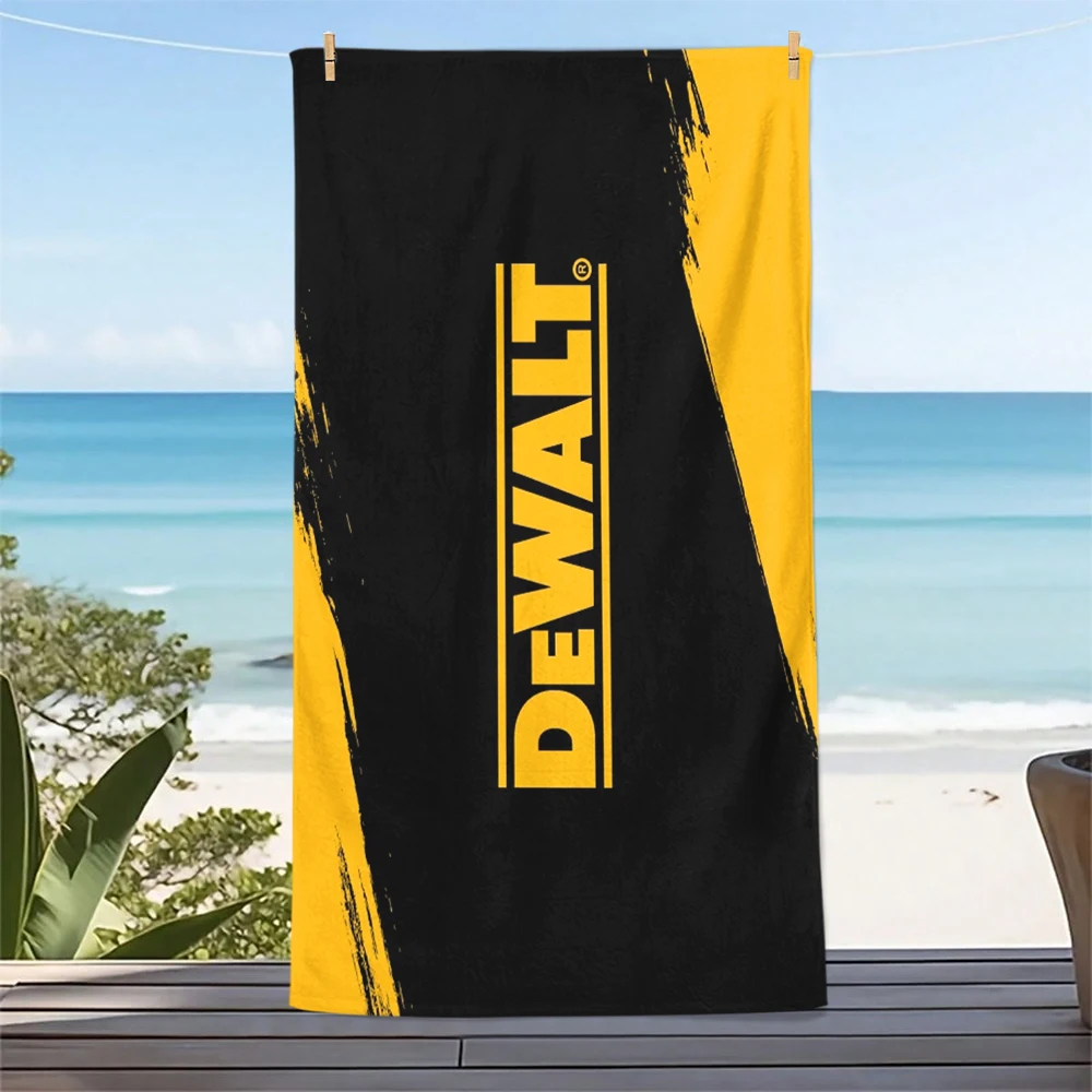 75x150cm Tool Box D-Dewalts Beach Towel,Multi-Purpose Towel,For Sport, Fitnes Swimming And Outdoor Activities Beach Towel